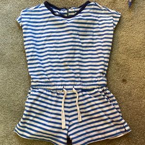 Primary Striped T-Shirt Romper
